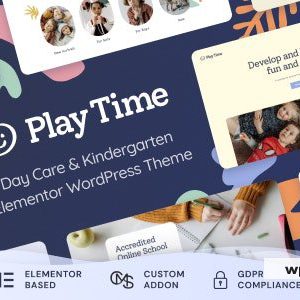 Play Time - Day Care & Kindergarten WordPress Theme