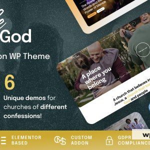 Temple of God - Religion and Church WordPress Theme