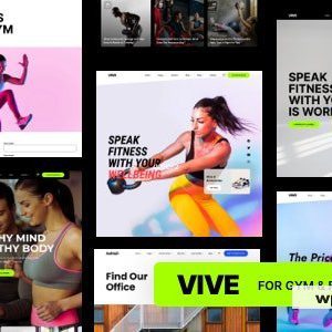 Vive - Fitness Gym WordPress