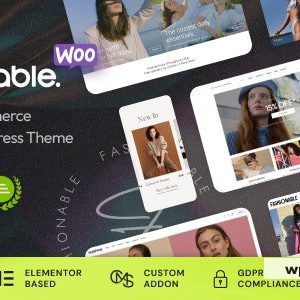 Fashionable - Clothing & Apparel WooCommerce WordPress Theme