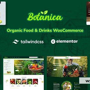 Botanica - Food & Drinks Tailwind CSS WooCommerce Theme