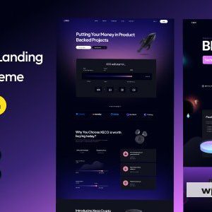 IKO - ICO & Crypto Landing WordPress Theme