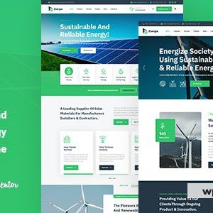 Energia - Renewable Energy WordPress Theme