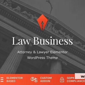 LawBusiness - Attorney & Lawyer WordPress Theme