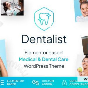 Dentalist - Medical and Dentist WordPress Theme