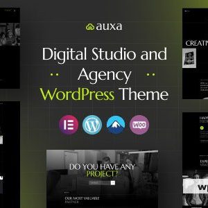 Auxa - Digital Studio and Agency WordPress Theme
