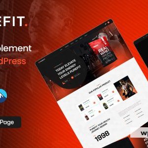 Purefit - Health Supplement WordPress Theme