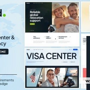 Visard - Immigration Center & Travel Agency WordPress Theme