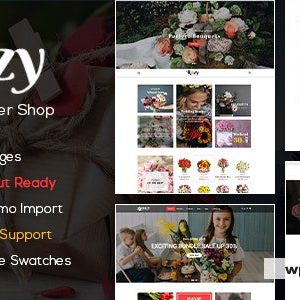 Rozy - Flower Shop WooCommerce WordPress Theme (4+ Indexes + Mobile Layouts Ready)