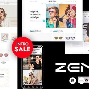 Zenny - Eyewear & Glasses Elementor WooCommerce WordPress Theme