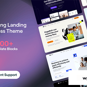 PageBolt - Landing Page WordPress Theme