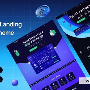 Cryco - ICO & Crypto Landing WordPress Theme