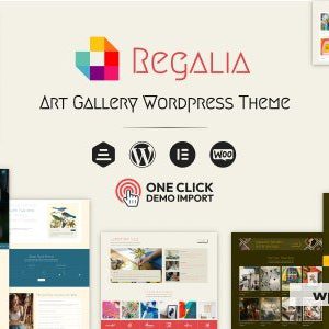 Regalia - Artist Portfolio, Art Gallery Theme
