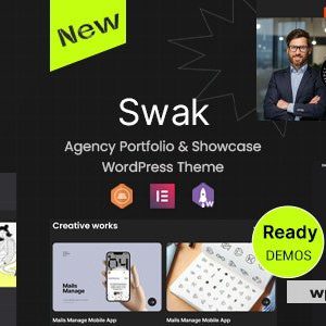 Swak - Agency Portfolio & Showcase WordPress Theme