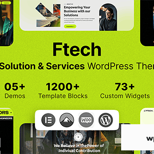 Ftech - IT Solution & Technology WordPress