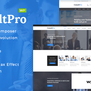 ConsultPro - Finance and Consultancy WordPress Theme
