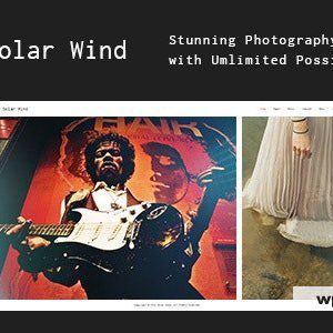 SolarWind - Photography WordPress Theme