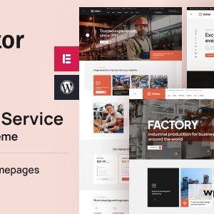 Vektor - Industrial Service WordPress Theme