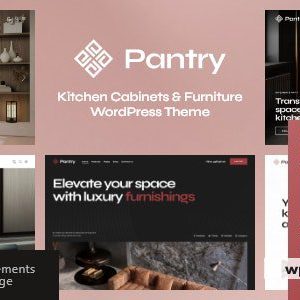 Pantry - Kitchen Cabinets & Furniture WordPress Theme