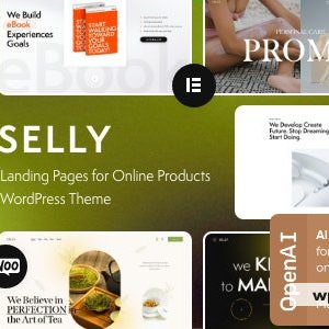 Selly - Marketing Landing Page WordPress Theme