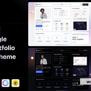 Bentofolio – Personal Portfolio WordPress Theme