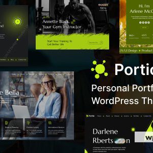 Portio - Personal Portfolio Resume WordPress Theme