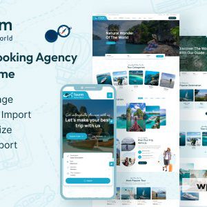 Tourm - Travel & Tour Booking Agency WordPress Theme