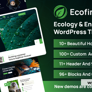 Ecofine - Ecology & Environment WordPress Theme