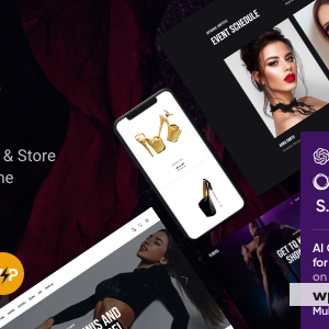 Playful - Pole Dance Night Club & Store WordPress Theme