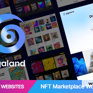 Gigaland - NFT Marketplace WordPress Theme