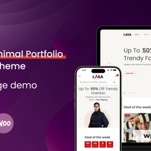 Lasa - Creative Minimal WooCommerce WordPress Theme