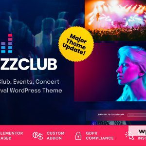 Buzz Club - Night Club, DJ & Music Festival Event WordPress Theme