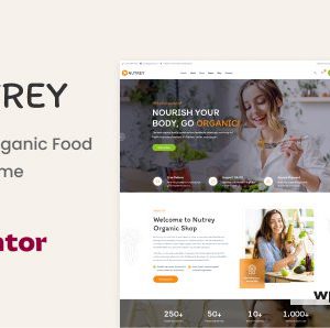 Nutrey - Organic Food Shop WordPress Theme