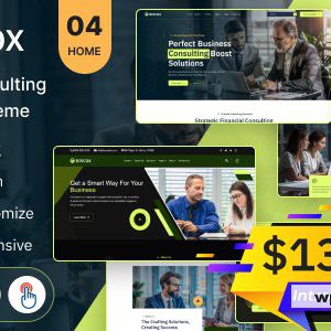 Biscox – Business Consulting WordPress Theme Multipurpose