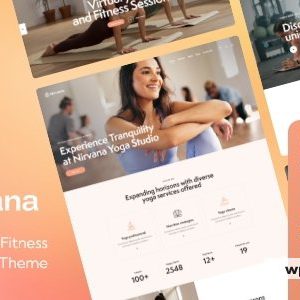 Nirvana - Yoga Studio and Fitness Club WordPress Theme