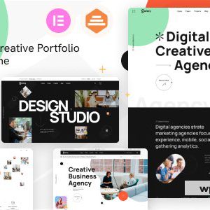 Goncy - Digital Agency & Creative Portfolio WordPress Elementor Theme