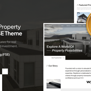 RealAcre - Real Estate & Property Full Site Editing WordPress Theme