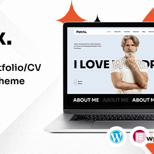 Petrix - Personal Portfolio WordPress Theme
