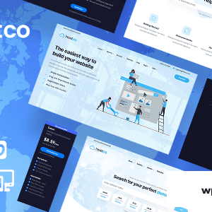 Hostco - Hosting Service WordPress Theme