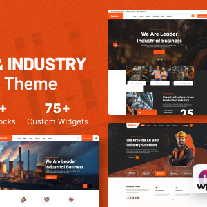 Indsro - Factory & Industry WordPress Theme