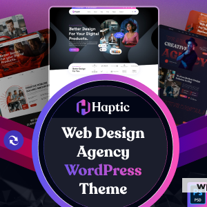 Haptic - Web Design Agency WordPress Theme