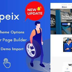 Apeix - Car Repair Service & Auto Mechanic WordPress Theme