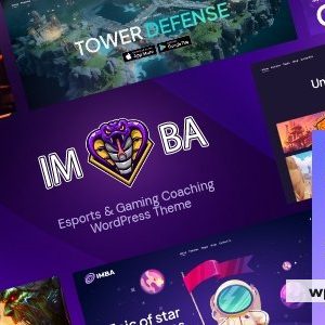 Imba - Esports & Gaming Coaching WordPress Theme