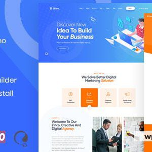 Zinco - Digital Marketing Agency WordPress Theme