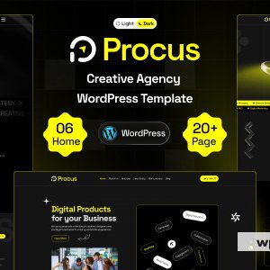 Procus - Modern Creative Digital Agency WordPress Theme