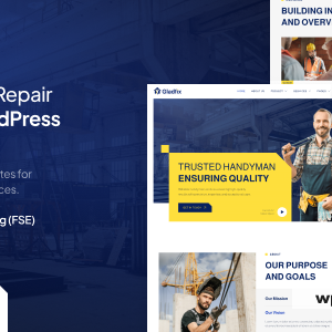Gladfix - Handyman & Repair Services WordPress Theme