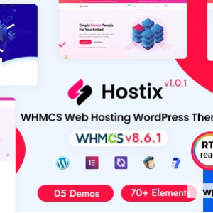 Hostix - Hosting WHMCS WordPress Theme