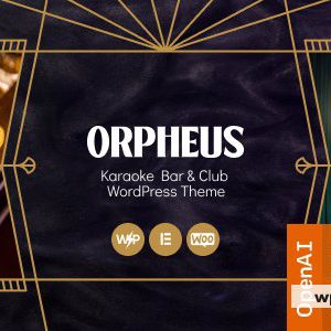 Orpheus - Karaoke Bar & Club WordPress Theme