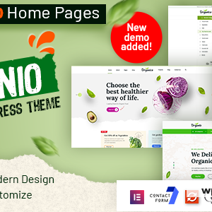 Organio - Organic Food Store WordPress