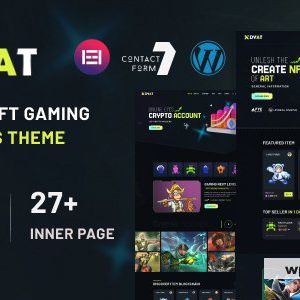 DYAT - eSports and Gaming NFT WordPress Theme